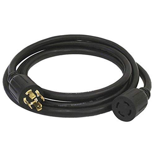 Generac 6328 25-Foot 30-Amp Generator Cord with NEMA L14-30 Ends for Maximum 7,500 Watt Generators - Reliable Power Connection for Your Generator