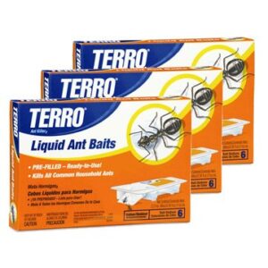 ant killer: terro liquid baits (3 pack, 18 bait stations total)