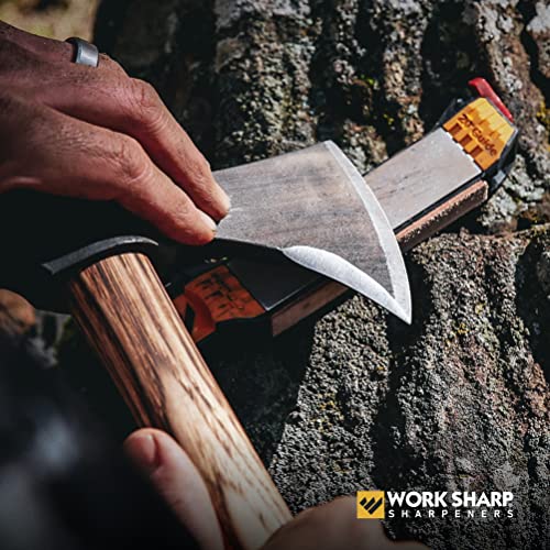 Work Sharp Guided Field Sharpener, Compact Travel Hunting Knife Sharpener Tool