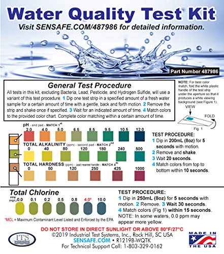 Industrial Test Systems 487986 ITS Water Quality Test Kit