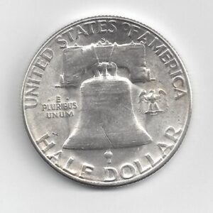 1954-S Uncirculated Franklin Half Dollar