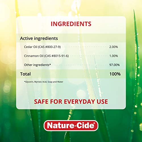 Nature-Cide Insect Repellent. Combats and Repels Many Outdoor Pests. Safe for Use Around Children and Pets (2 oz.)