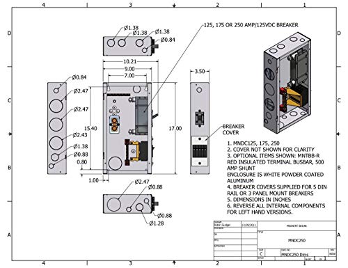 MidNite Solar MNDC250 Mini-DC Disconnect