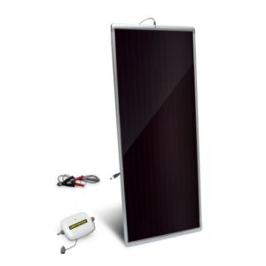 competition solar 47701 20-watt amorphous solar panel with 8 amp charge controller and 12-volt battery charger