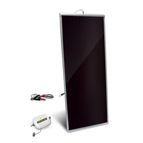 Competition Solar 47701 20-Watt Amorphous Solar Panel with 8 Amp Charge Controller and 12-Volt Battery Charger