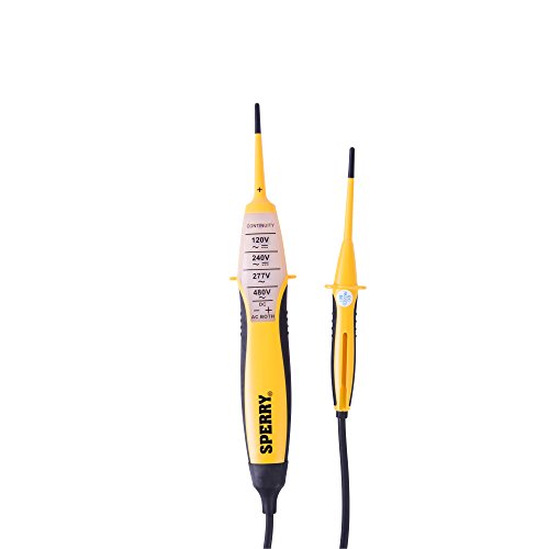 Sperry Instruments ET6207 Heavy-Duty Voltage-Continuity Tester, 1 Pk. , Yellow