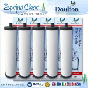 5 x pack - franke triflow compatible filter cartridges by doulton m15 ultracarb (no import duty or taxes to pay on this product)
