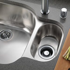 Delta Faucet 72010-AR Flange and Strainer Kitchen Sink, Arctic Stainless