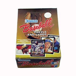1987 donruss baseball box (36 packs) possible bonds maddux rookies