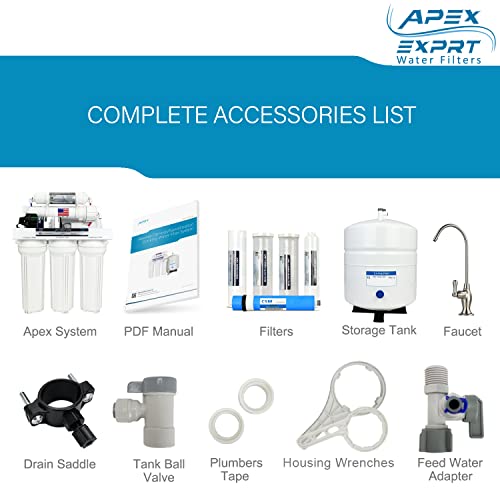 APEX Reverse Osmosis Drinking Water Filter (MR-5051)