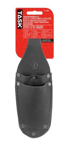 Task T77296 Tradesperson's Leather Utility Knife/Pencil Holder