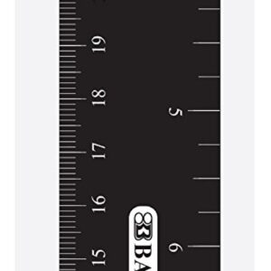 BAZIC 12-Inch (30cm) Shatterproof Flexible Ruler, Case of 24