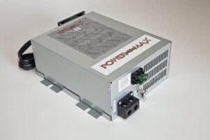 powermax power converter - pm3 -15 12 volt dc 15 amp converter - 3 stage automatic smart battery charger | 13.2v dc, 13.6v dc, 14.4v dc