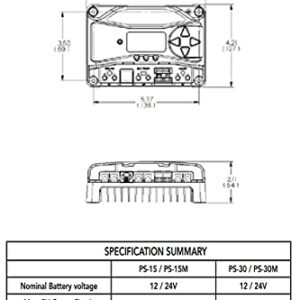 Morningstar PS-15 ProStar Solar Controller 15A