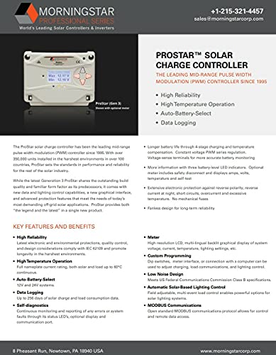 Morningstar PS-15 ProStar Solar Controller 15A