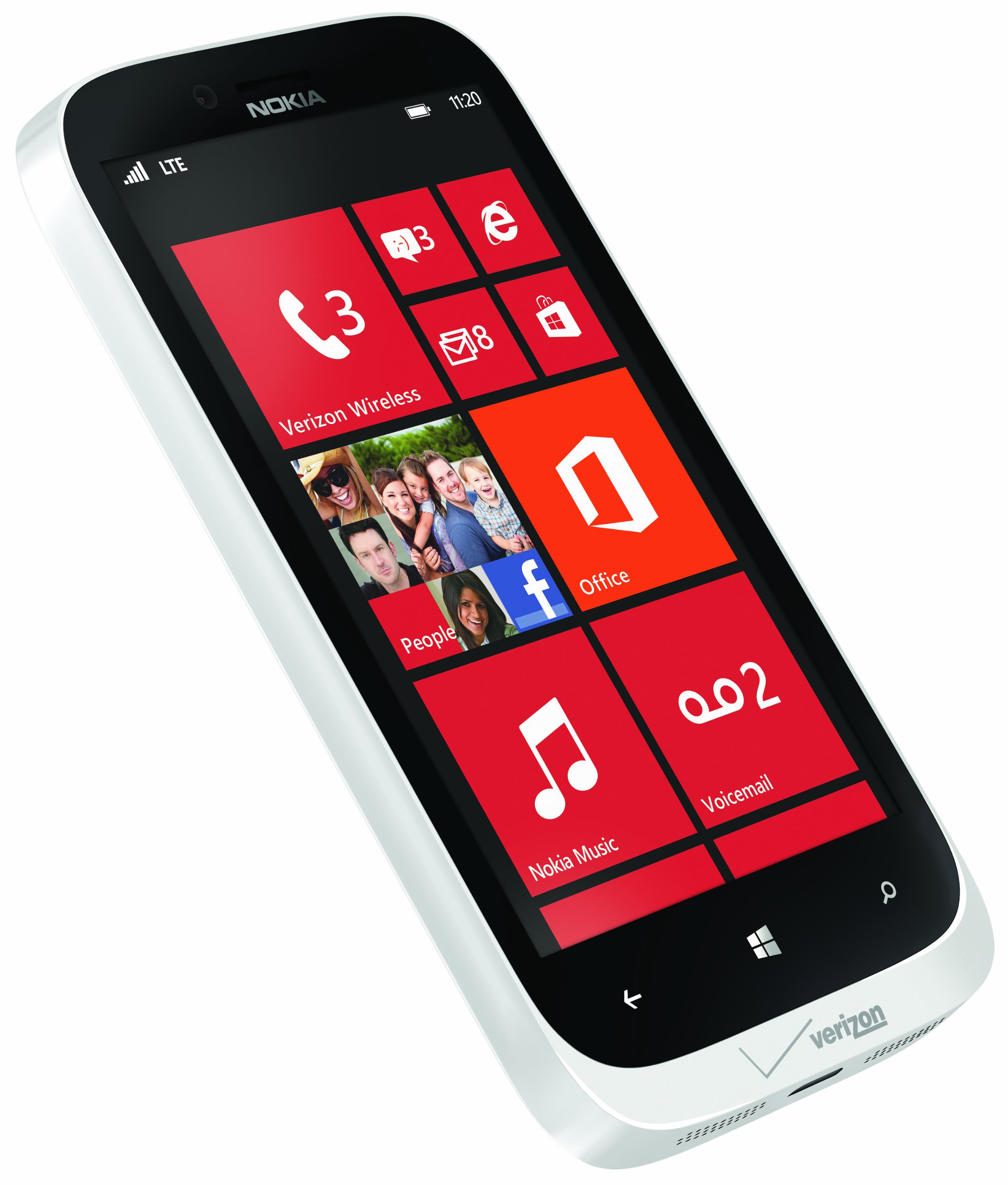 Nokia Lumia 822, White 16GB (Verizon Wireless)