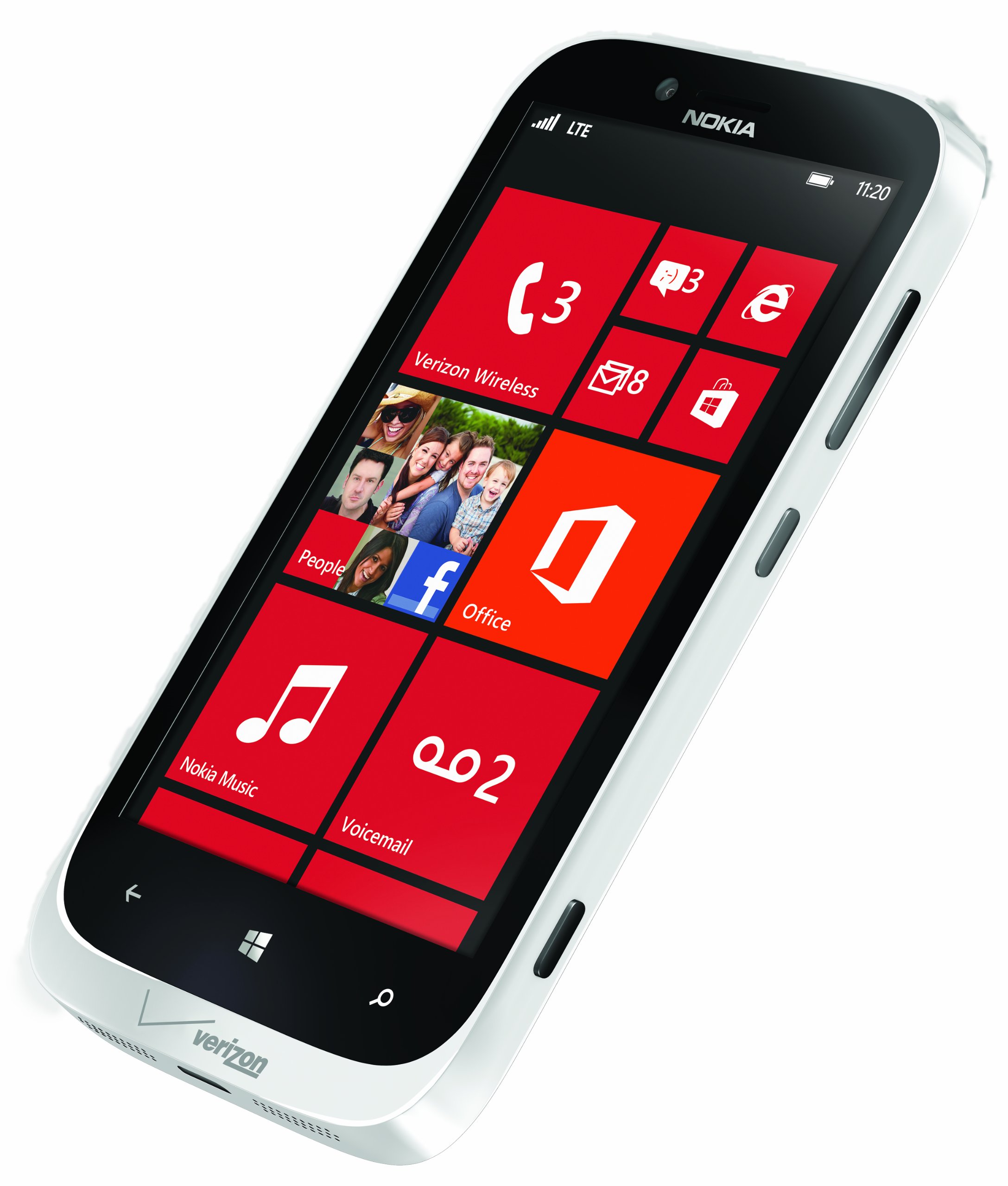 Nokia Lumia 822, White 16GB (Verizon Wireless)