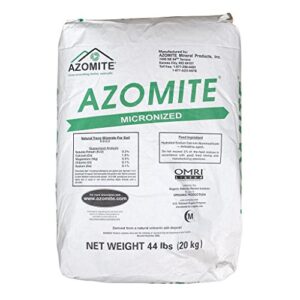 azomite raw supply organic trace mineral powder 44lb micronized, white