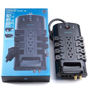 BlueDiamond 12-Rotating Outlets Surge Protector