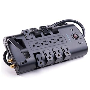 BlueDiamond 12-Rotating Outlets Surge Protector