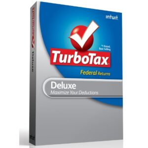 intuit turbotax deluxe fed + efile + state 2012 - windows