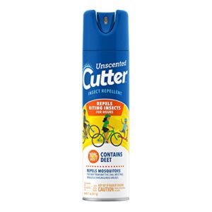 cutter insect repellent 11 ounces, unscented aerosol, repels mosquitoes up to 10 hours