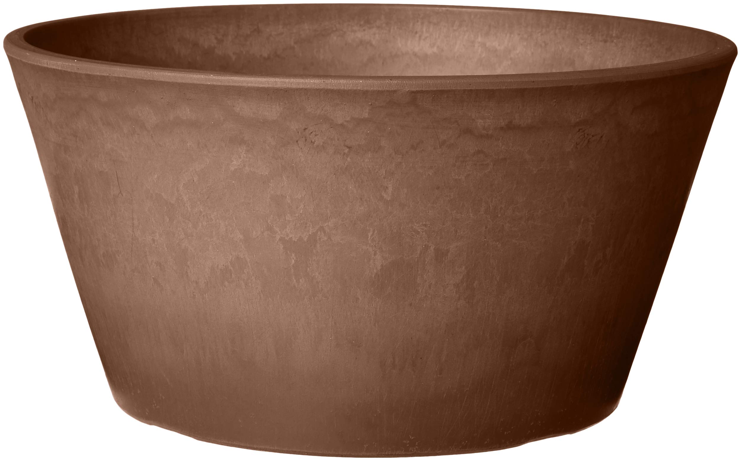 Arcadia Garden Products PSW TD25C Sleek Bulb Pan, 10 by 5-Inch, Chocolate