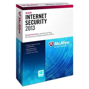 mcafee internet security 2013 for up to 5 pcs