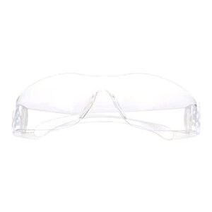 3m virtua safety glasses with clear frame and clear polycarbonate anti-scratch hard coat lens
