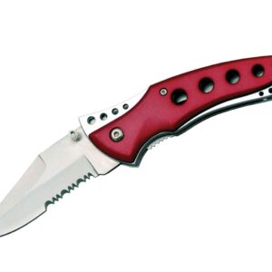 SZCO Supplies Red Fin II Folding Knife