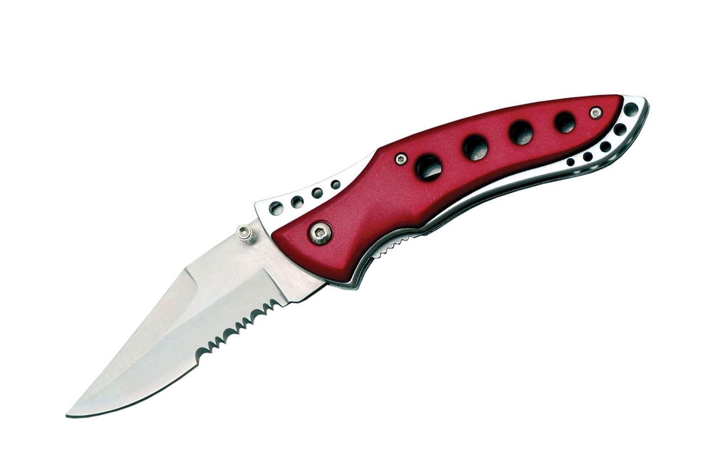 SZCO Supplies Red Fin II Folding Knife