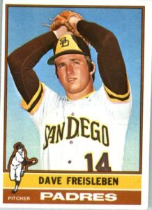 1976 topps baseball card #217 dave freisleben