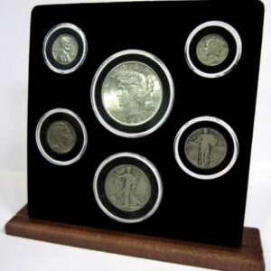 United States Coins of Yesteryear Five Coin Set in Air-tite Display