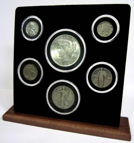 United States Coins of Yesteryear Five Coin Set in Air-tite Display