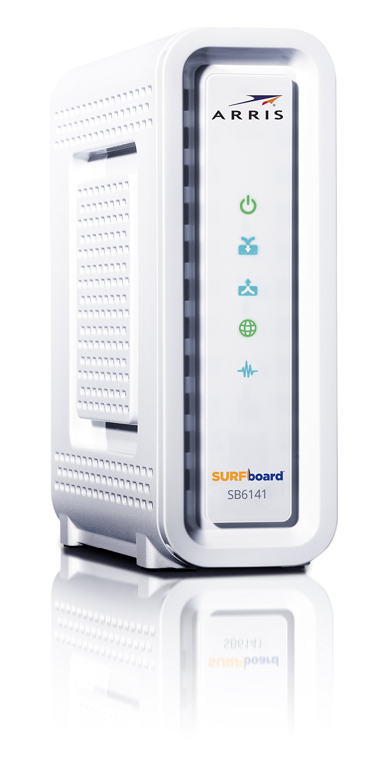 ARRIS SURFboard SB6141 8x4 DOCSIS 3.0 Cable Modem - Retail Packaging- White