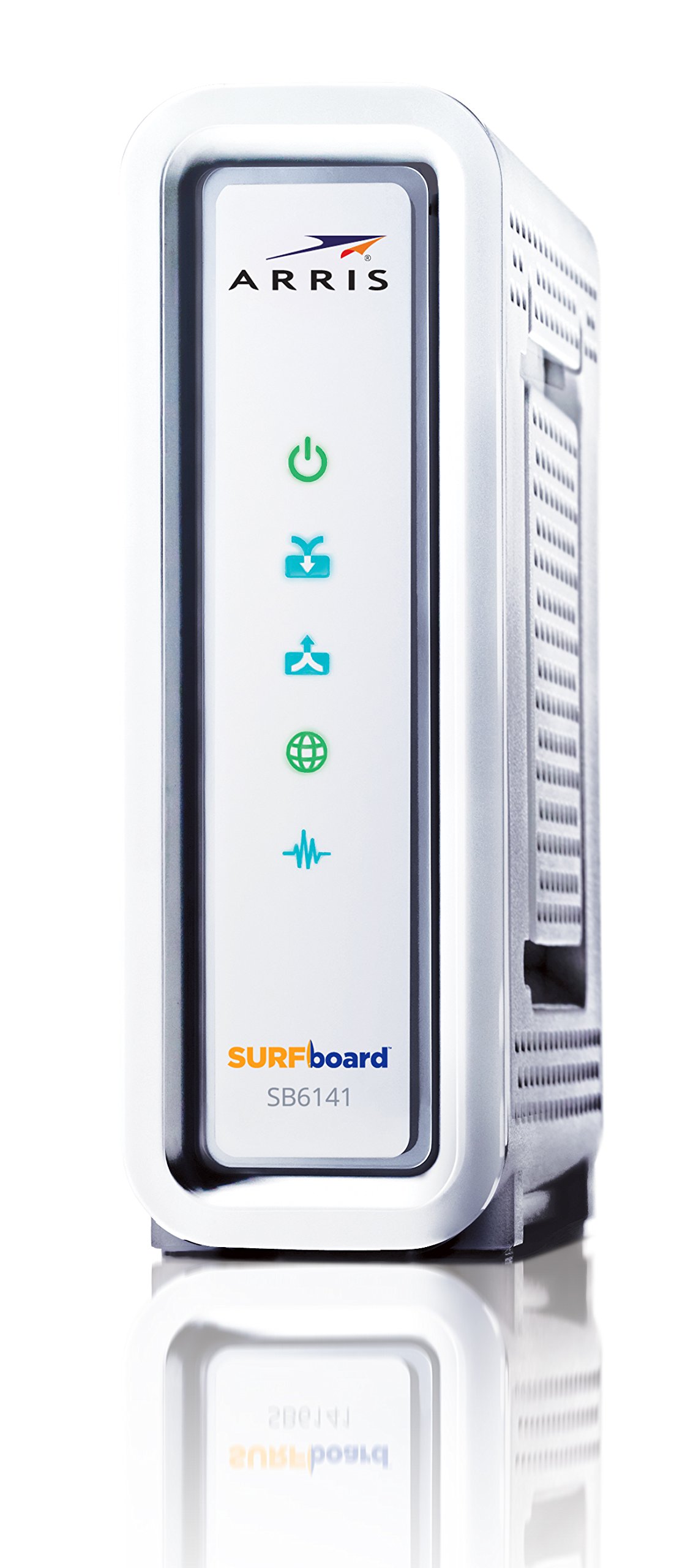 ARRIS SURFboard SB6141 8x4 DOCSIS 3.0 Cable Modem - Retail Packaging- White