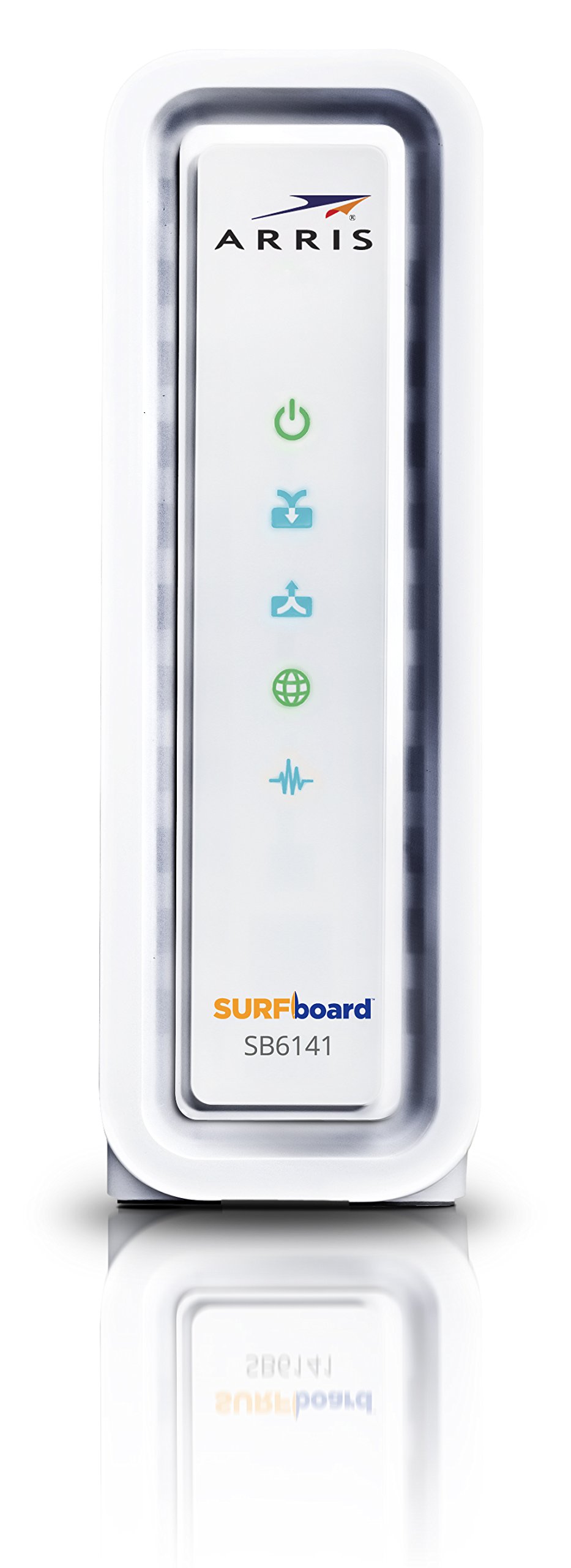 ARRIS SURFboard SB6141 8x4 DOCSIS 3.0 Cable Modem - Retail Packaging- White