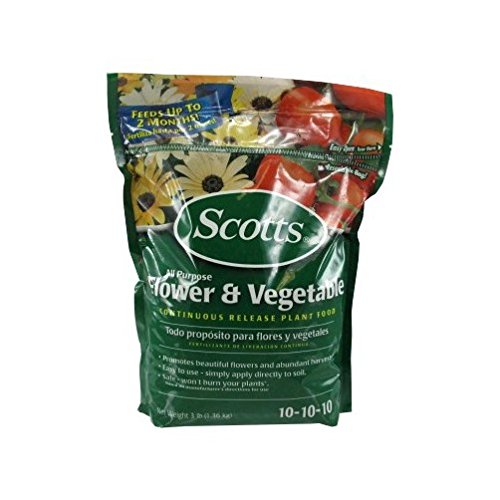 Scott's 300900 3 Lb All Purpose Flower & Vegetable Plant Food 10-10-10