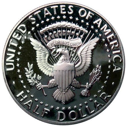 1988 S Kennedy Half Dollar Proof Deep Cameo DCAM Gem US Coin .50