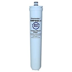 KleenWater Replacement Water Filters, Compatible with Whirlpool WSC300YW and 3M Water Factory FM-3 DWS 350 Cartridge Set 47-55711G2, 47-55707G2, 47-55711CM and 47-55707CM