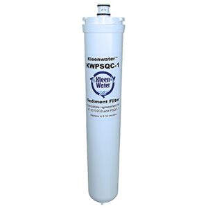 KleenWater Replacement Water Filters, Compatible with Whirlpool WSC300YW and 3M Water Factory FM-3 DWS 350 Cartridge Set 47-55711G2, 47-55707G2, 47-55711CM and 47-55707CM