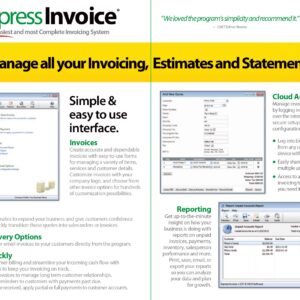 Express Invoice Professional Invoicing Software (PC/Mac)