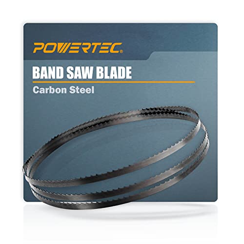 POWERTEC 80 Inch Bandsaw Blades for Woodworking, 1/2" x 14 TPI Band Saw Blades for Sears Craftsman 12" Band Saw, 1 pack (13192)