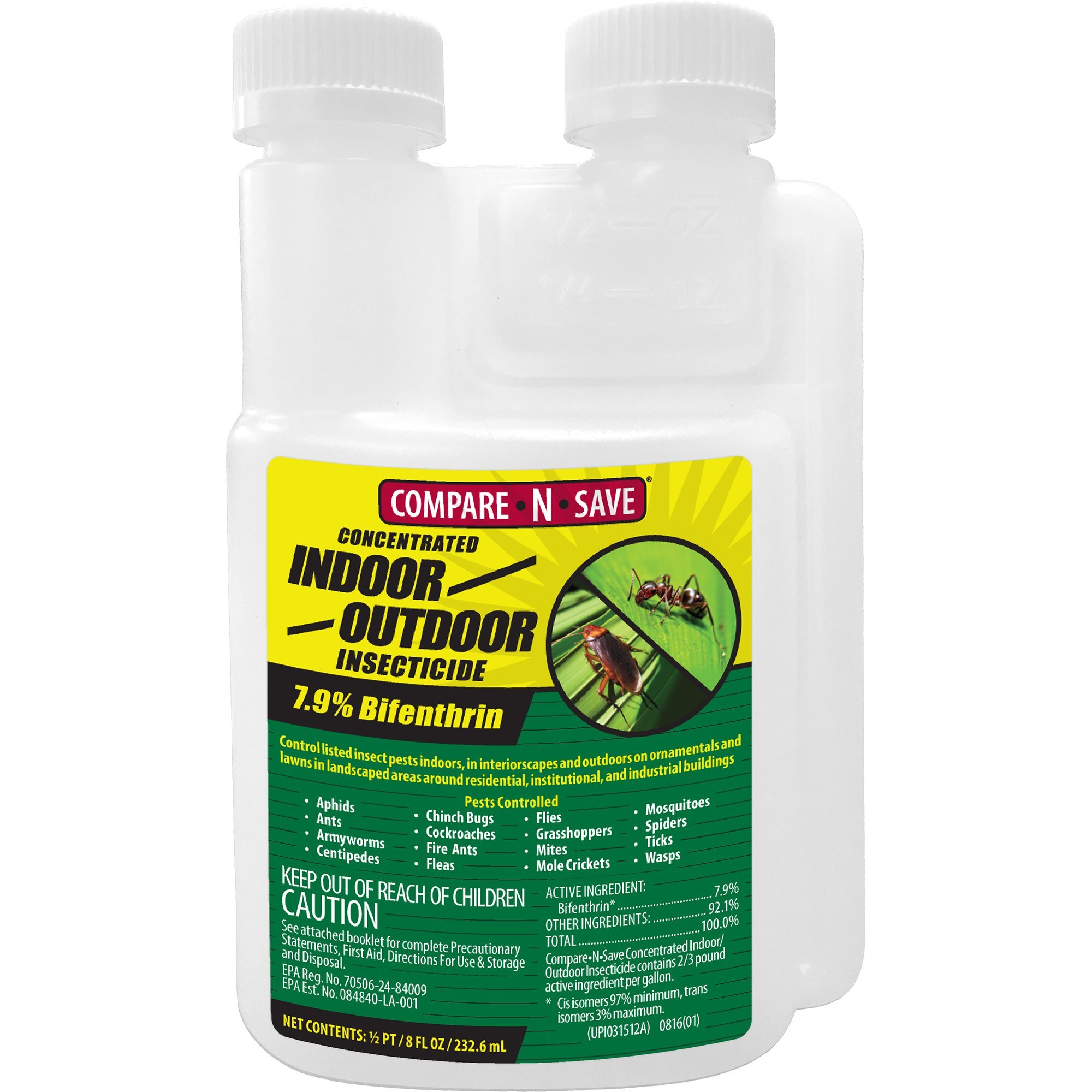 Compare-N-Save 7.9% Bifenthrin Concentrate for Insect Control, 8-ounce