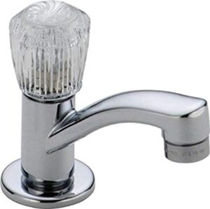 delta faucet 2302lf classic, basin faucet, chrome, 4.00 x 2.00 x 4.00 inches