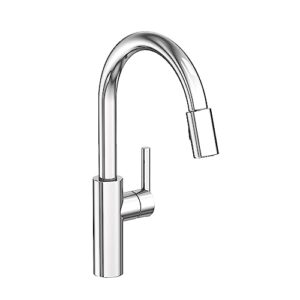 newport brass 1500-5103/26 east linear pull kitchen faucet, polished chrome