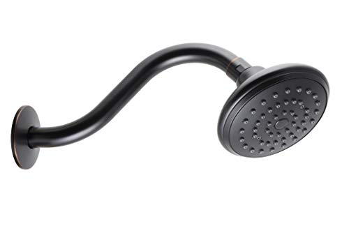 Design House 523472 Oakmont Classic Bath and Shower Trim with Single-Function Shower Head, 2-Handle Faucet and Valve for Bathroom, Oil Rubbed Bronze