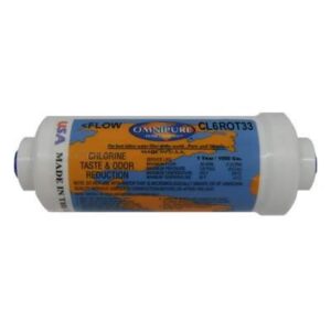 omnipure k2333-jj 2 x 6 t33 acid wash gac carbon inline cartridge