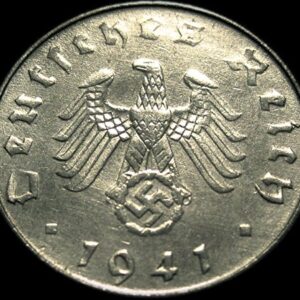 Authentic Germany Third Reich 10 Pfennig Coin World War II