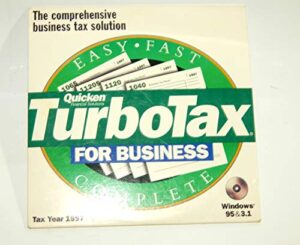 quicken turbotax for business 1997
